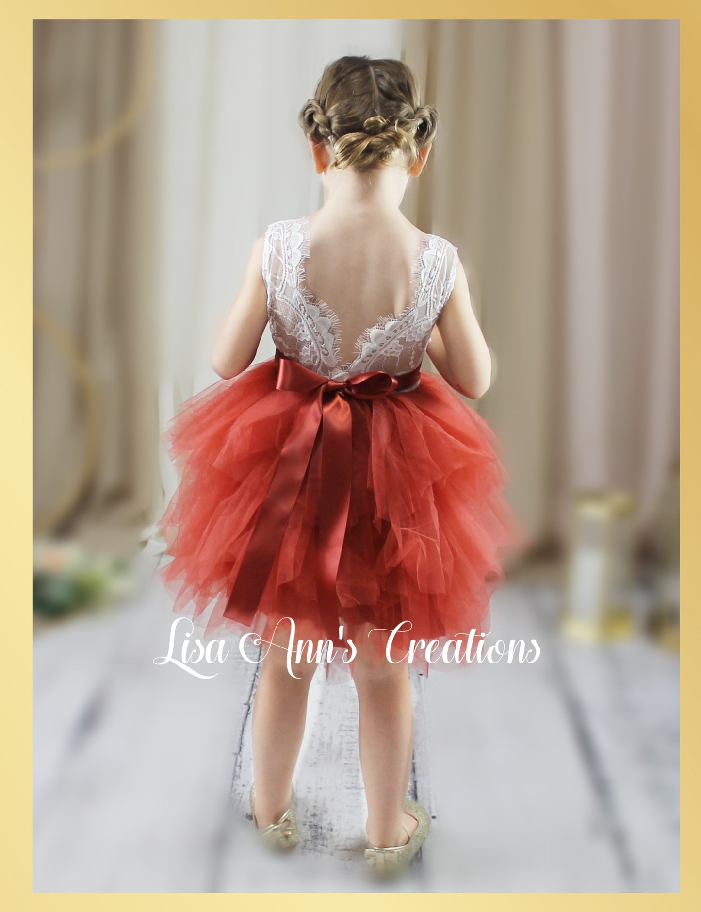 The Daisy - Rust Dress - Sleeveless