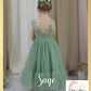 The Azalea - Sleeveless - Sage Green Dress