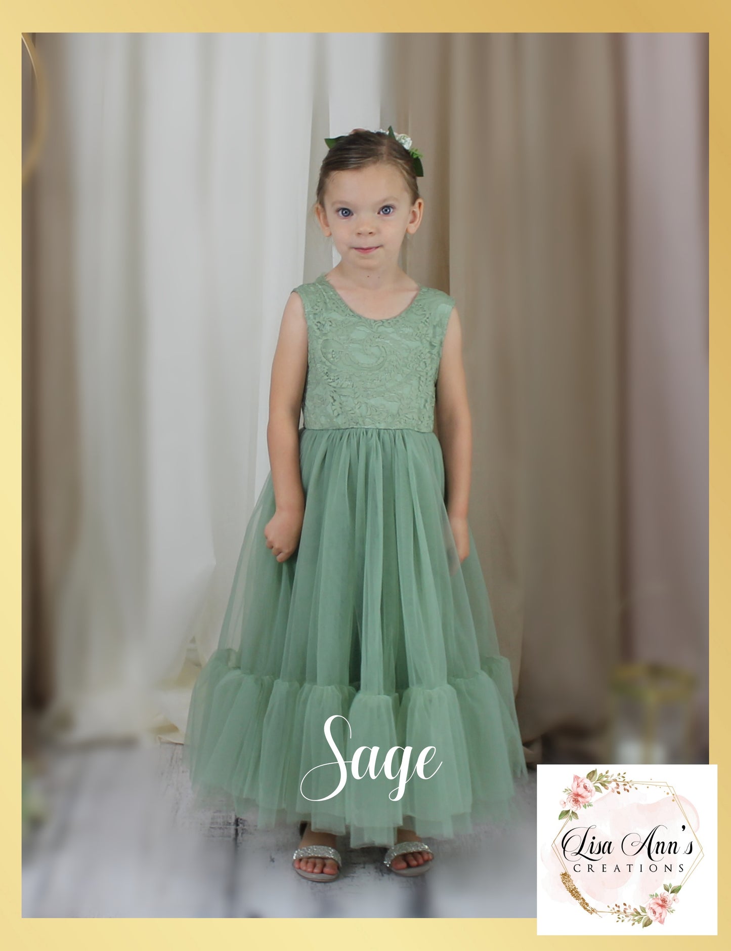 The Azalea - Sleeveless - Sage Green Dress