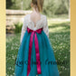 Long sleeve flower girl dress