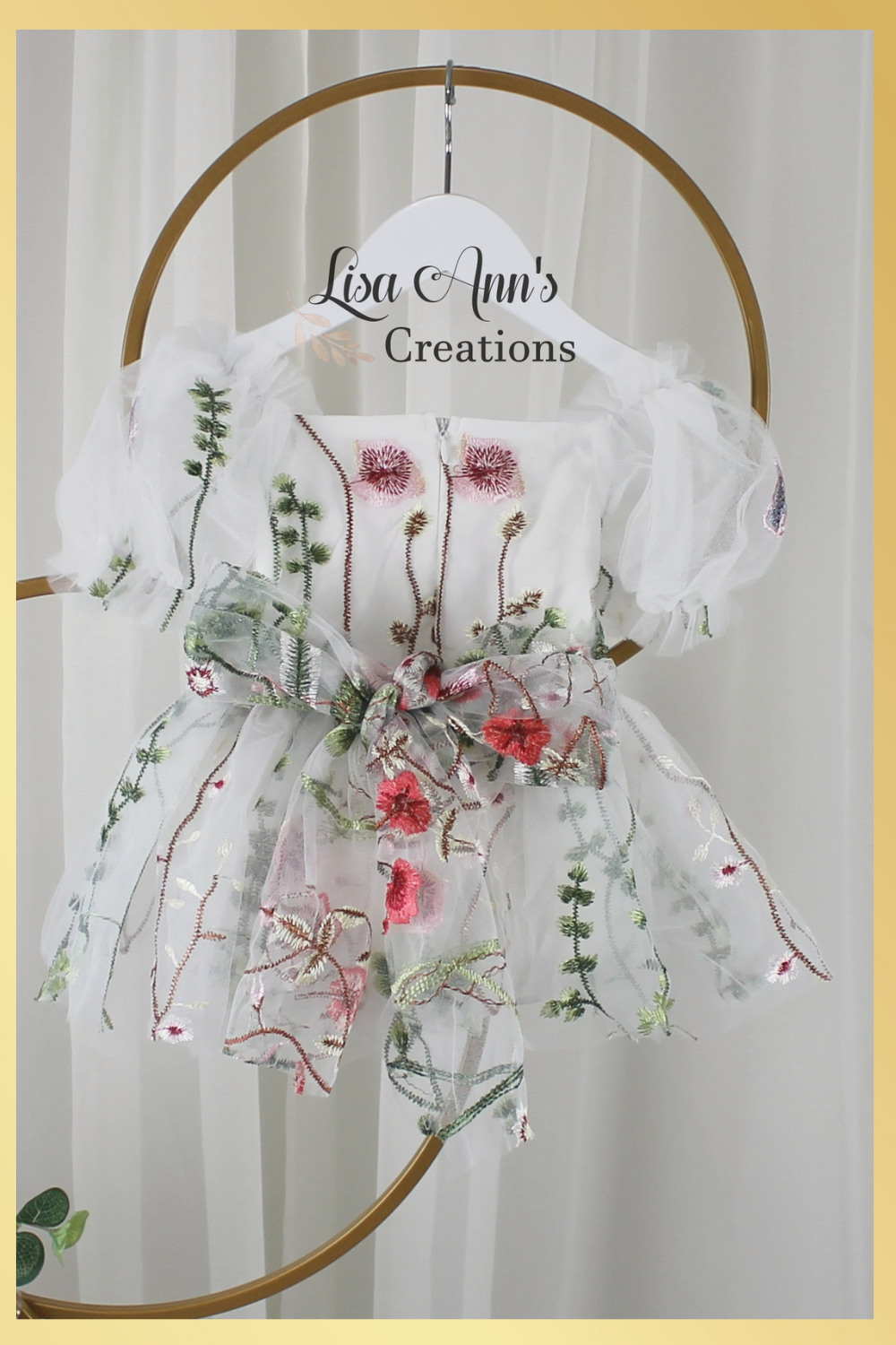 1st birthday baby girls dress in florals