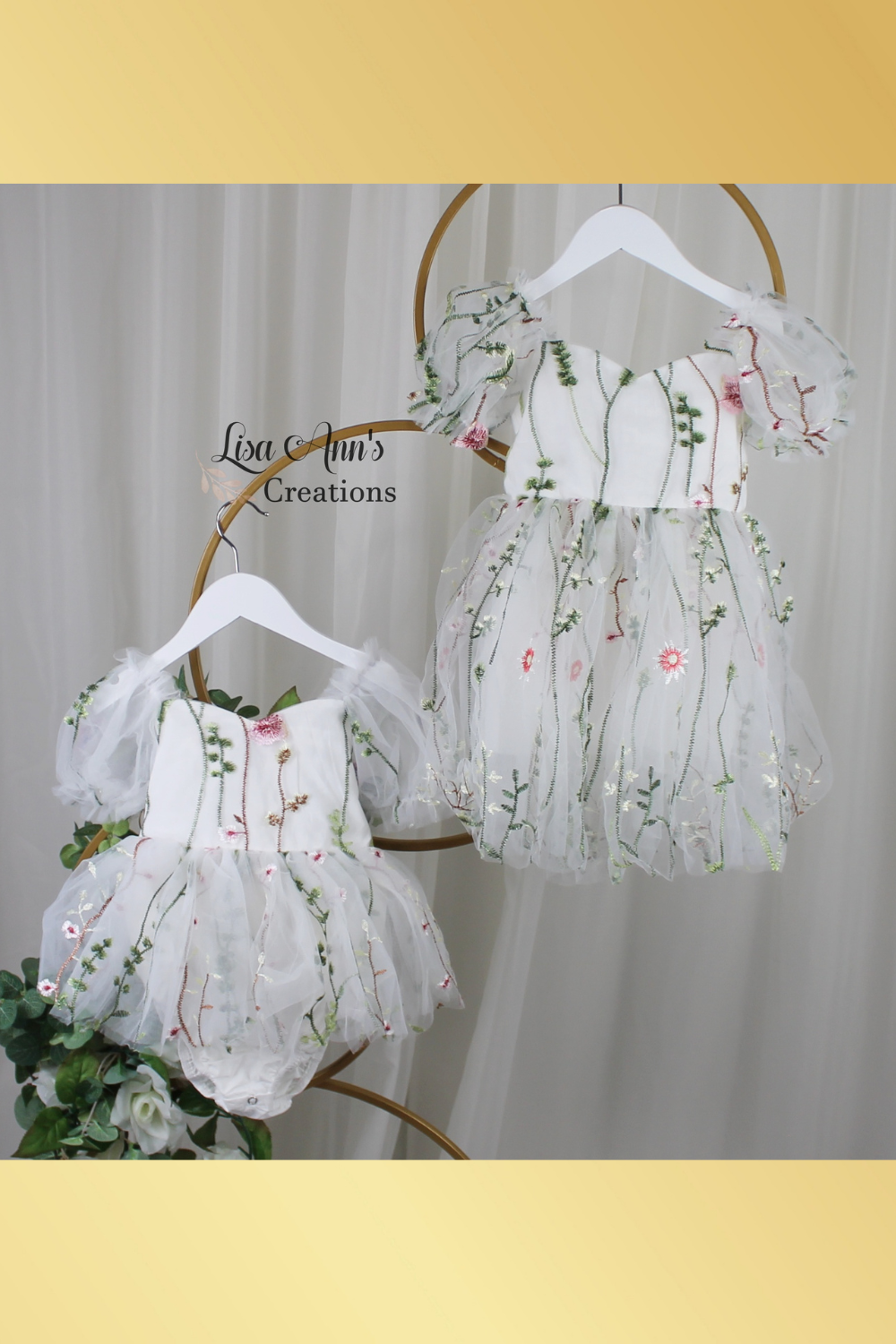 white fall floral floral girl dress