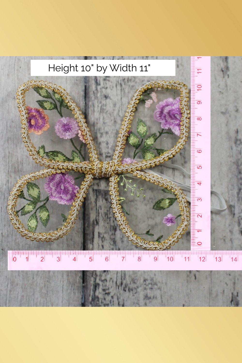 pretend butter fly wings for a baby or small child.