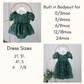 Baby Girl Christmas Dress | Red & Green Plaid