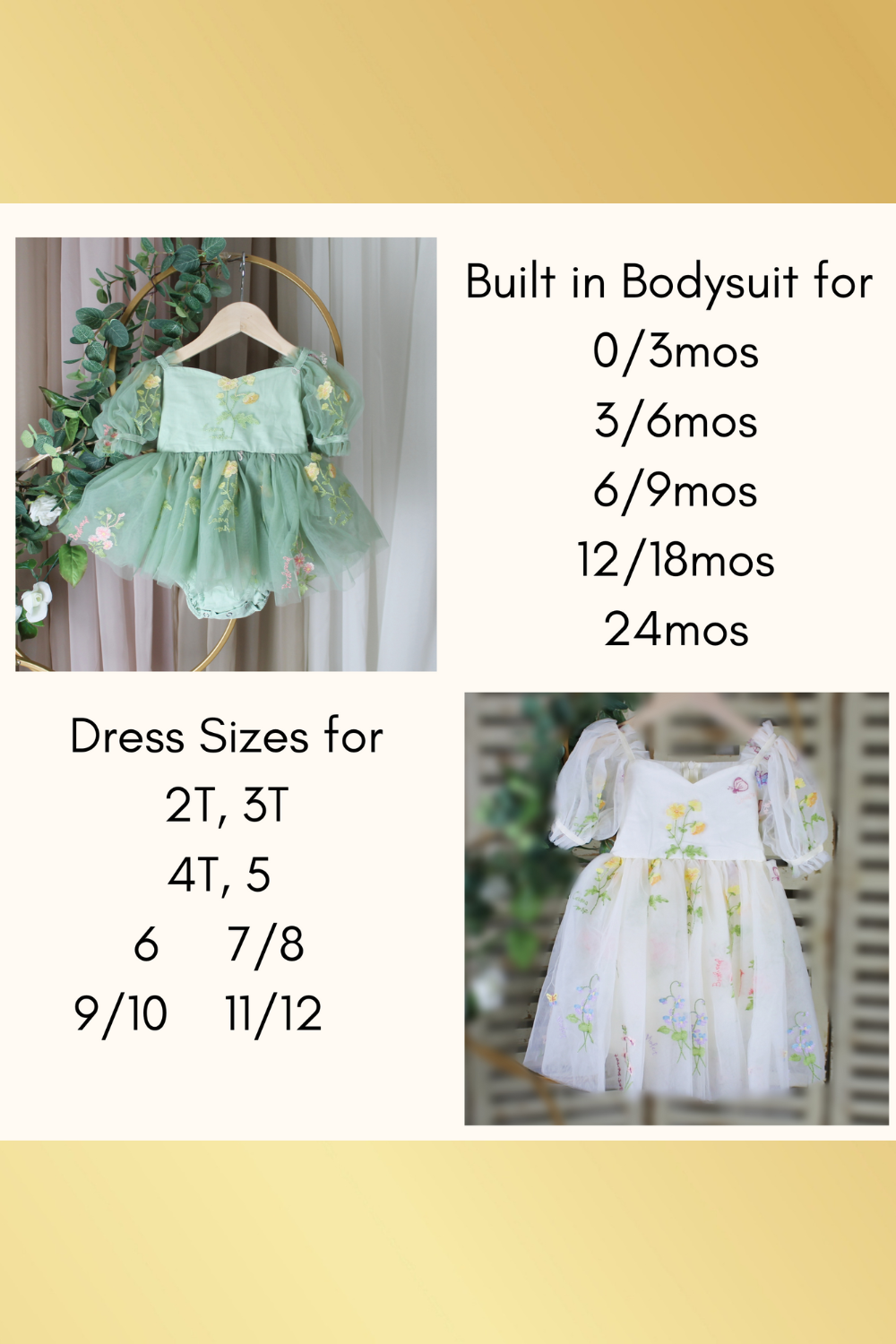Girls Easter Dress in Dusty Blue Floral
