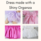 The Iris - Baby Shiny Organza Dress - Light Pink