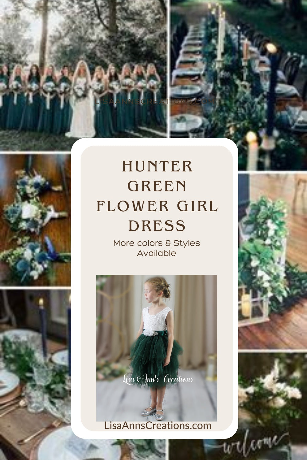 The Daisy - Hunter Green Dress - Sleeveless