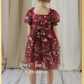 toddler flower girl dress in burgundy 