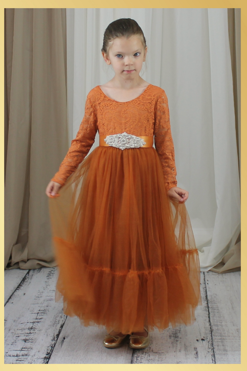 burnt orange dress family pictures Family Picture Clothes by Color Series-Orange