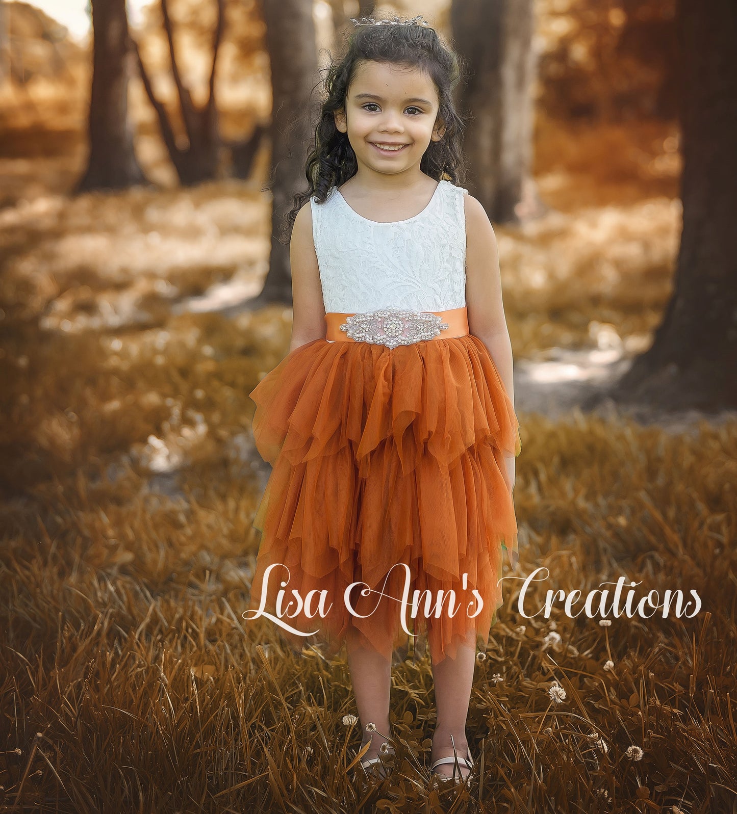 The Daisy - Burnt Orange Dress - Sleeveless