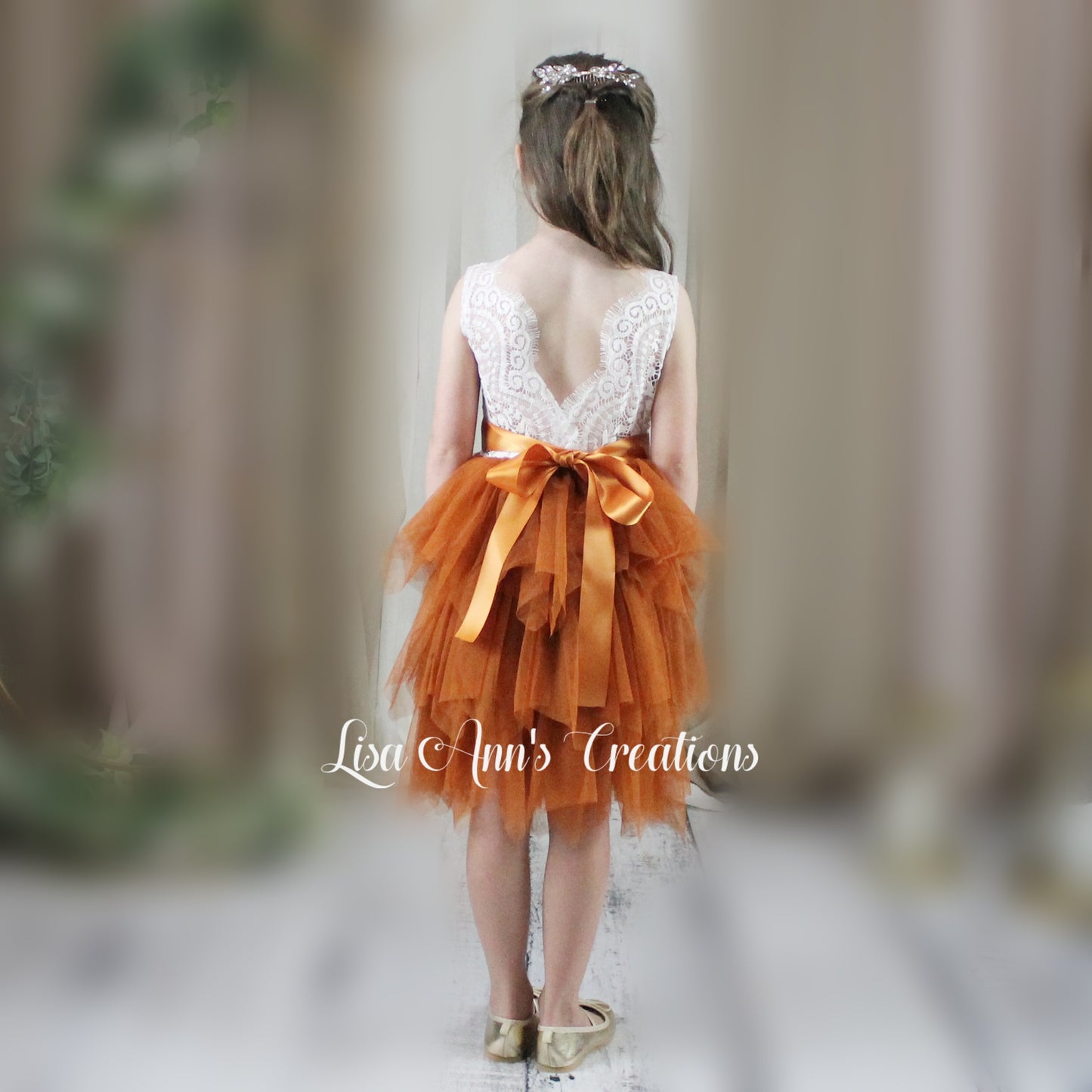 The Daisy - Burnt Orange Dress - Sleeveless