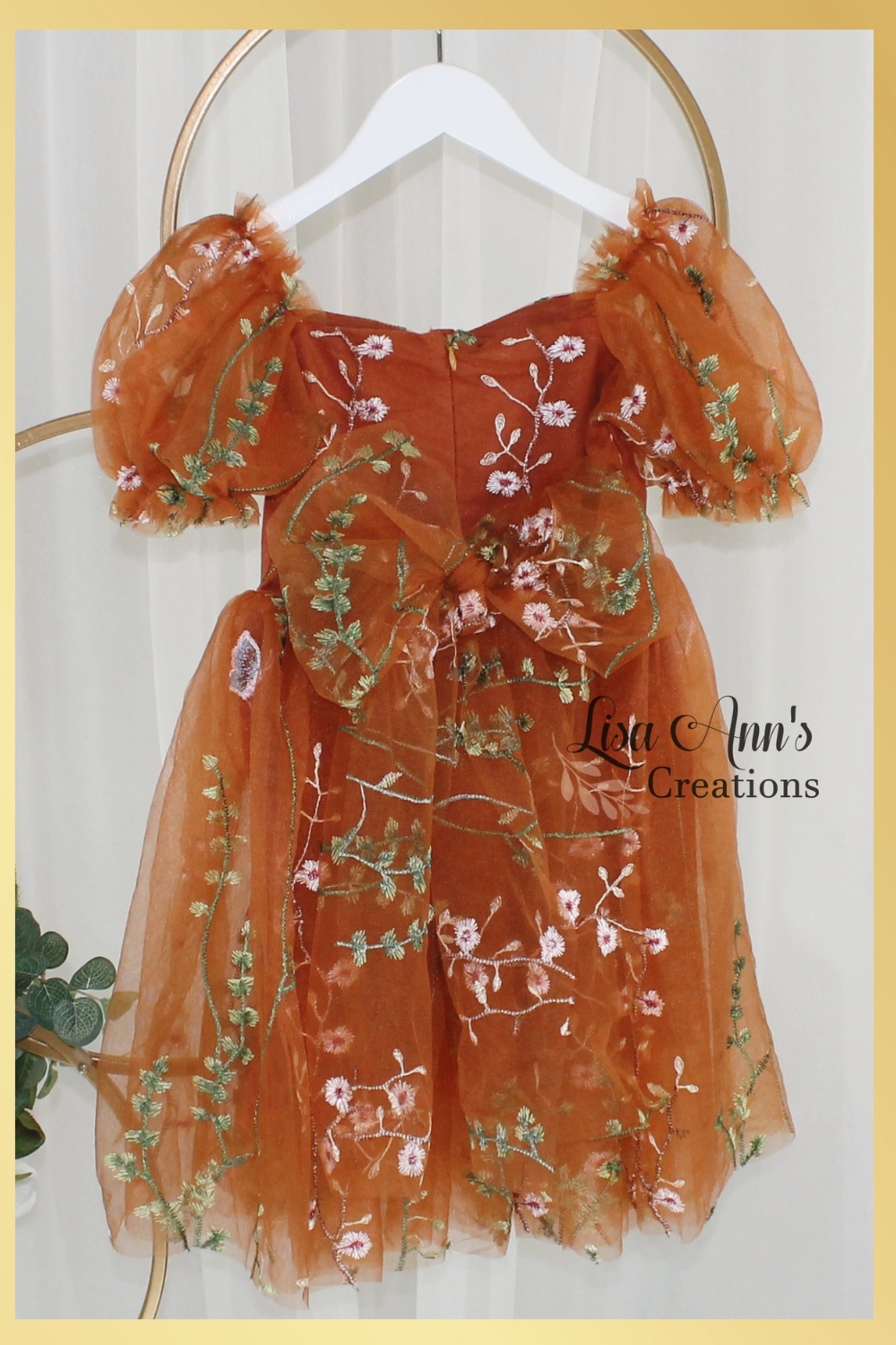 Baby Girl Burnt Orange Floral Dress for Special Occasions 5 Dress Baby Girl Burnt Orange Floral Dress for Special Occasions 5 Dress