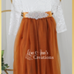 toddler flower girl dress in burnt orange