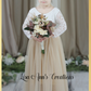 toddler flower girl dress in champagne