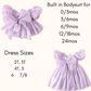 The Iris - Baby Organza Dress - Fuchsia