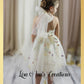 Big bow flower girl dress