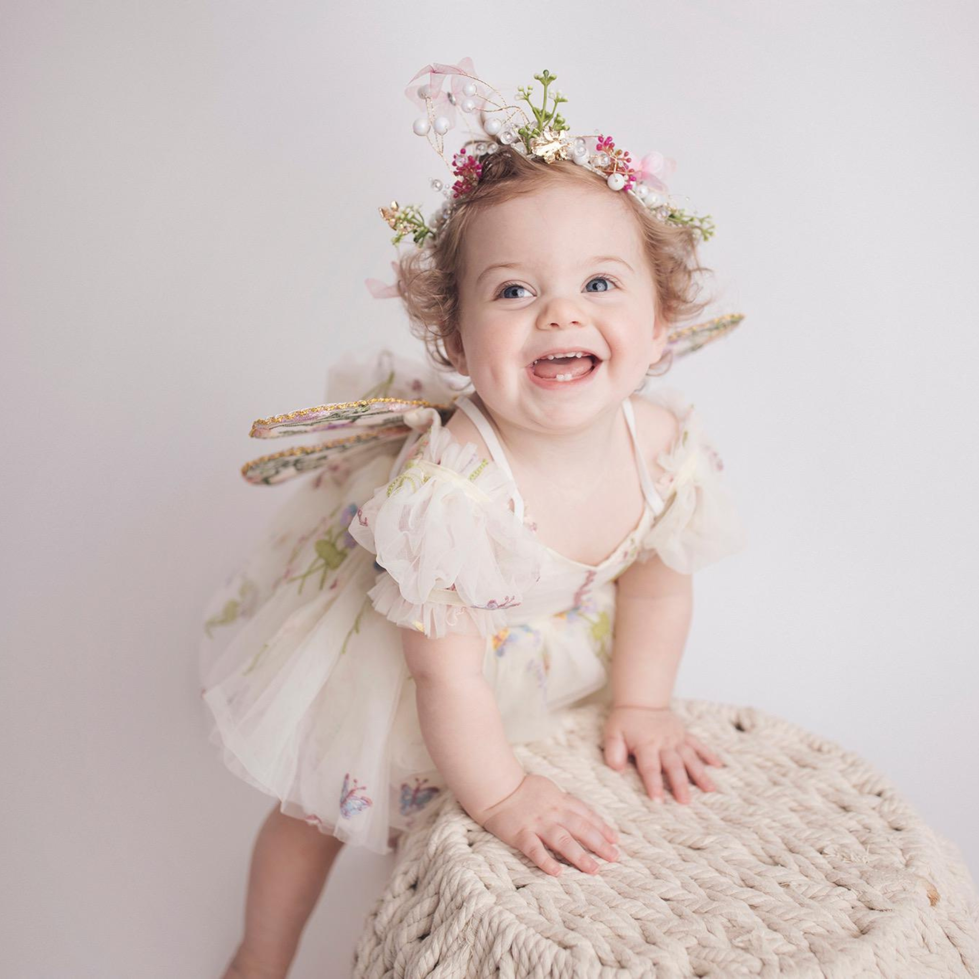 ivory dress baby girl Ivory Flower Girls dress Forest girl dress Wedding Toddler girl dress Baby girl dress birthday outfit Flower girl dresses
