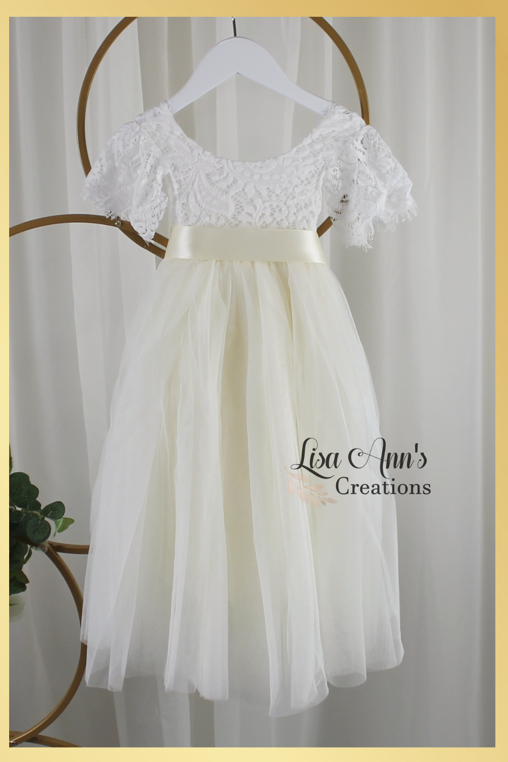 Flower Girl dress ivory 