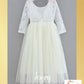 Flower Girl Dress ivory tulle