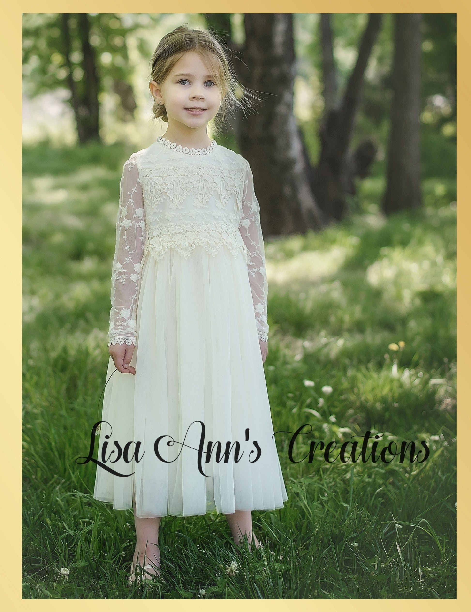 Flower Girl Dress in Cream