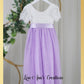 Lavender Flower Girl Dress