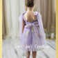 Lavender flower girl dress
