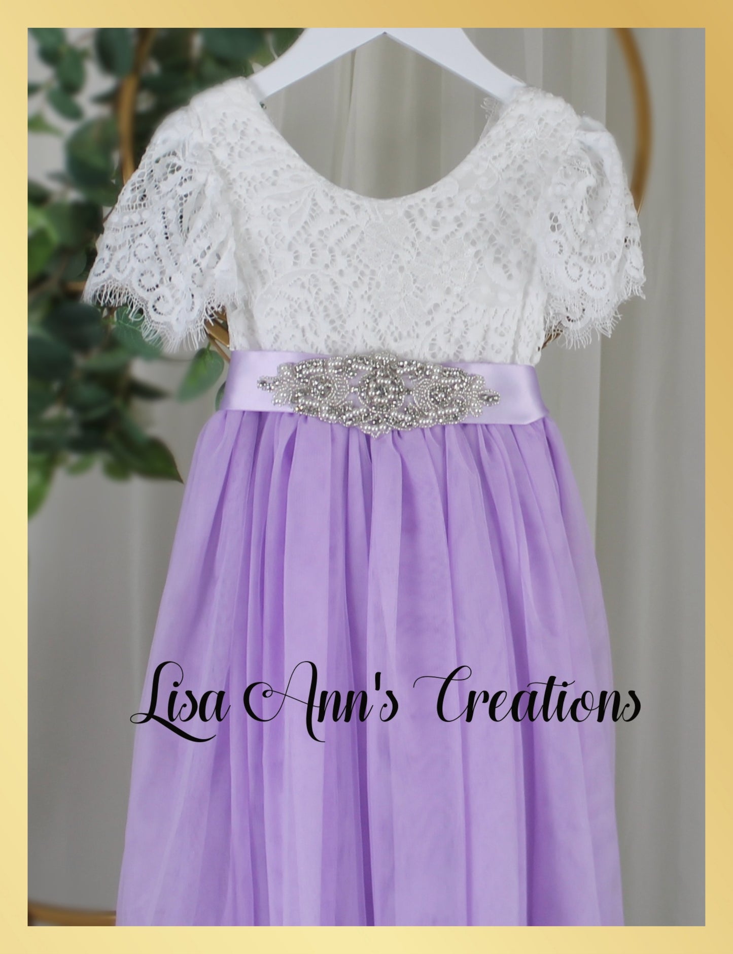 Lavender Girls Dress