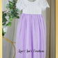 Lavender Flower Girl Dress