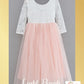 Light Peach Flower Girl Dress