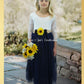 Navy Blue Junior Bridesmaid dress