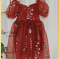 floral flower girl dress