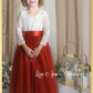 Flower Girl dress for fall wedding in a rust tulle