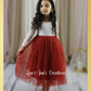 Rust Flower Girl Dress for wedding