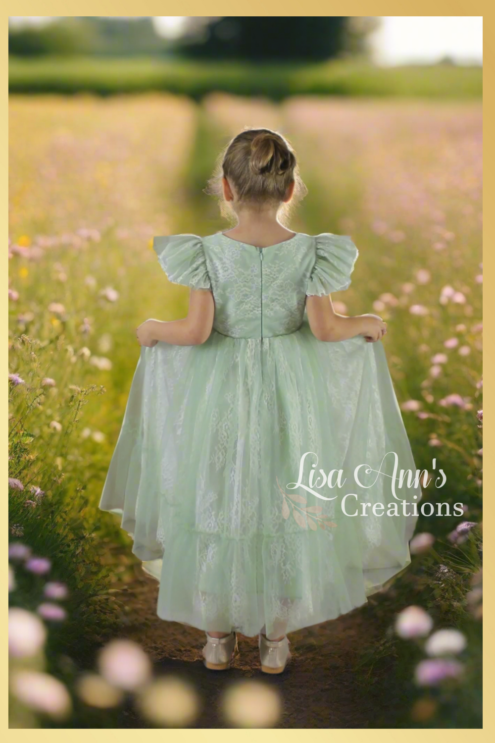 sage Easter dress