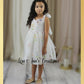 Girls floral embroidered dress 