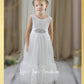 Junior Bridesmaid dress white