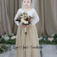 The Tulip - Long Sleeve - Champagne Dress