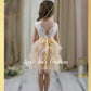 tutu style flower girl dress