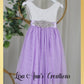 Junior bridesmaid dress in lavender