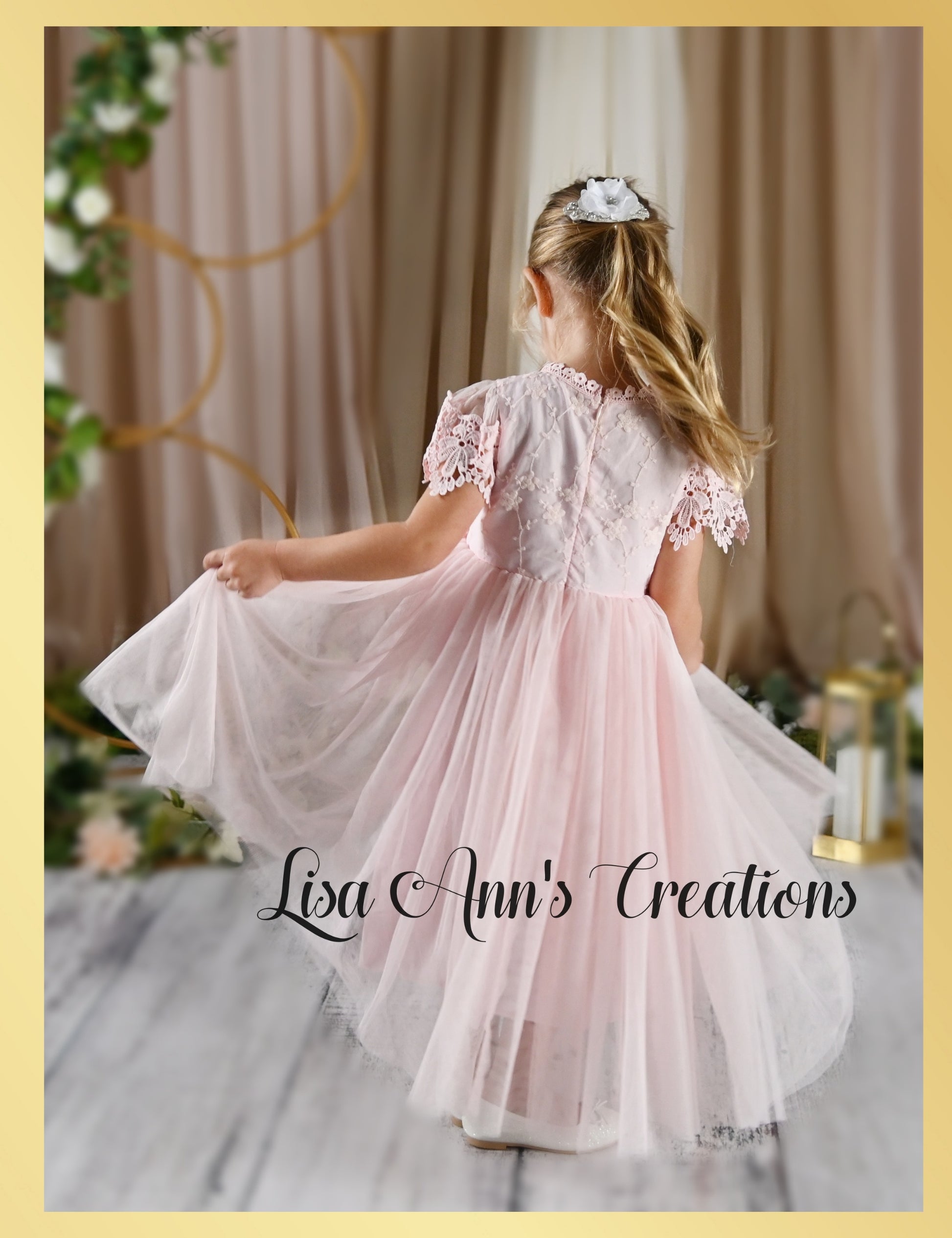 Girls Tulle Dress Light Pink