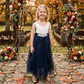The Tulip - Navy Dress - Sleeveless