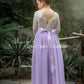 Long sleeve flower girl dress tulle