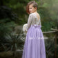 Flower girl dress lavender tulle